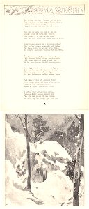 Första snön Sehlstedt Ill av Carl Larsson