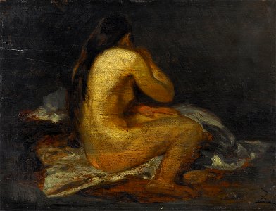Félix Ziem - Femme nue assise - PPP255 - Musée des Beaux-Arts de la ville de Paris