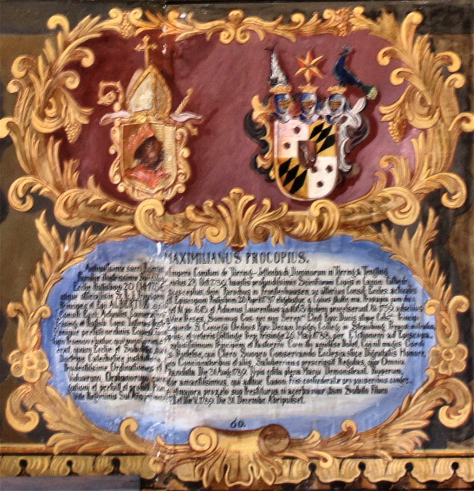 Fürstengang Tafel 60 - Maximilian Prokop von Toerring-Jettenbach