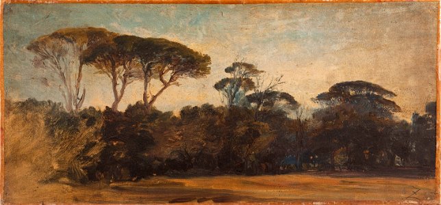 Félix Ziem - Pins parasols aux environs de Naples - PPP289 - Musée des Beaux-Arts de la ville de Paris