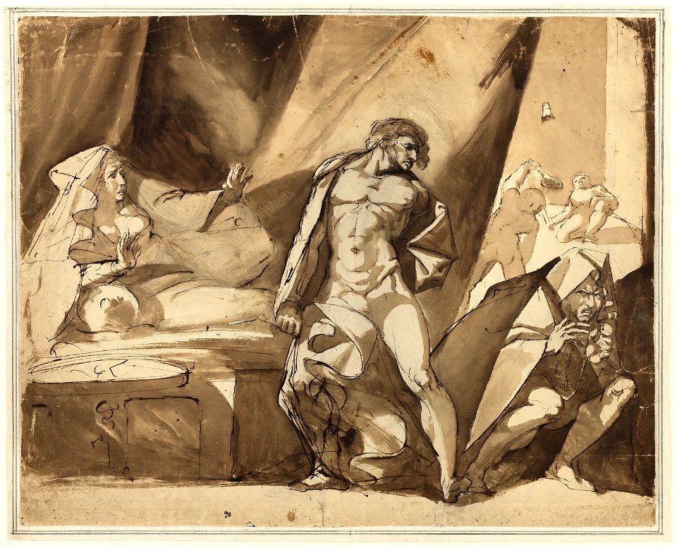 Füssli - The Discovery (recto), 1767-69