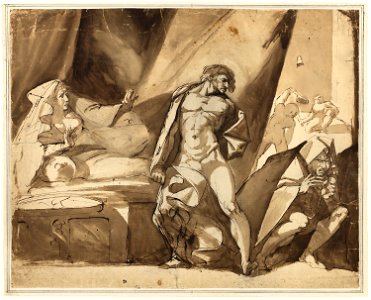 Füssli - The Discovery (recto), 1767-69