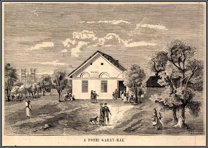 Fóti Garay-ház. Vasárnapi Ujság, 1875