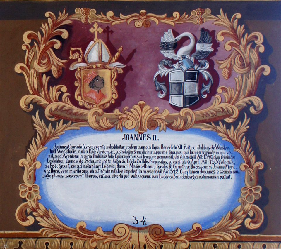 Fürstengang Tafel 34 - Johannes II. Hake