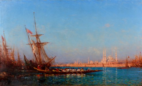 Félix Ziem - View of İstanbul - Google Art Project