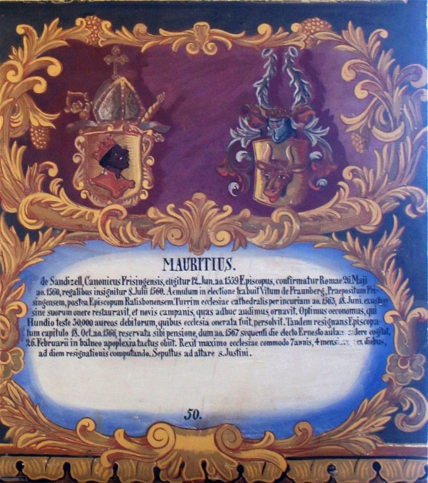 Fürstengang Tafel 50 - Moritz von Sandizell