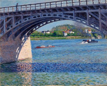 G. Caillebotte - Le pont d'Argenteuil