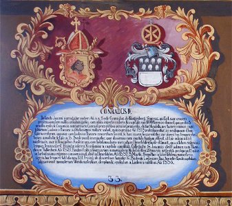 Fürstengang Tafel 33 - Konrad IV. von Klingenberg