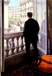 G. Caillebotte - Jeune homme à la fenêtre