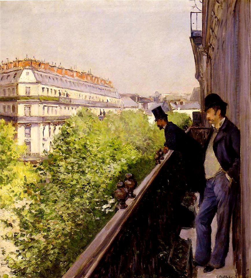 G. Caillebotte - Un balcon (1880)