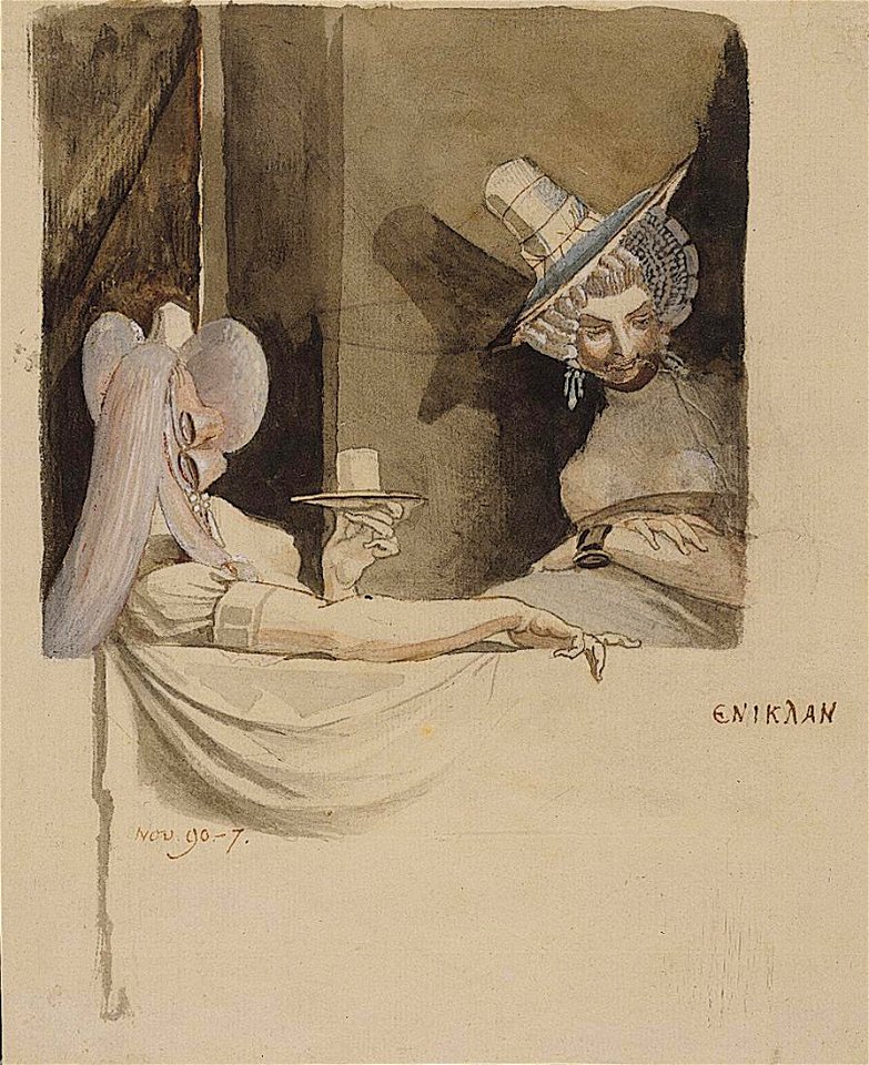 Füssli - Two Courtesans at a Window (1790)
