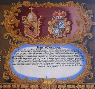 Fürstengang Tafel 54 - Albrecht Sigismund von Bayern