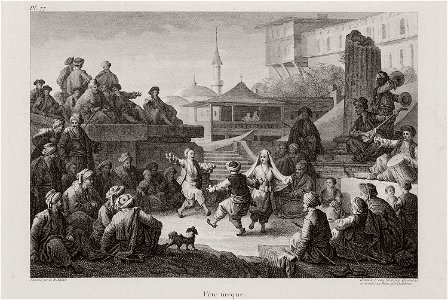 Fête turque - Choiseul-gouffier Gabriel Florent Auguste De - 1782
