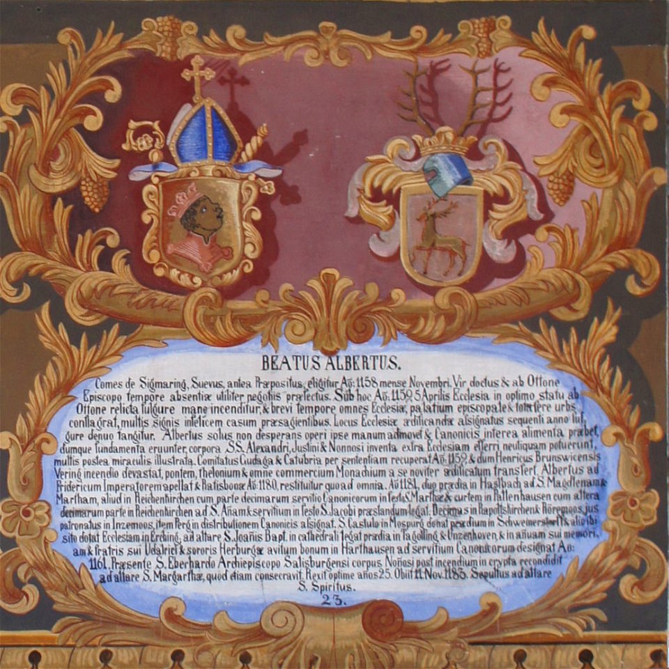 Fürstengang Tafel 23 - Albert I. von Harthausen