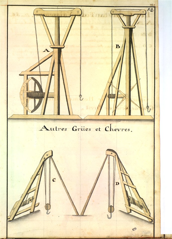 Grues et chèvres du XVIIIè siècle