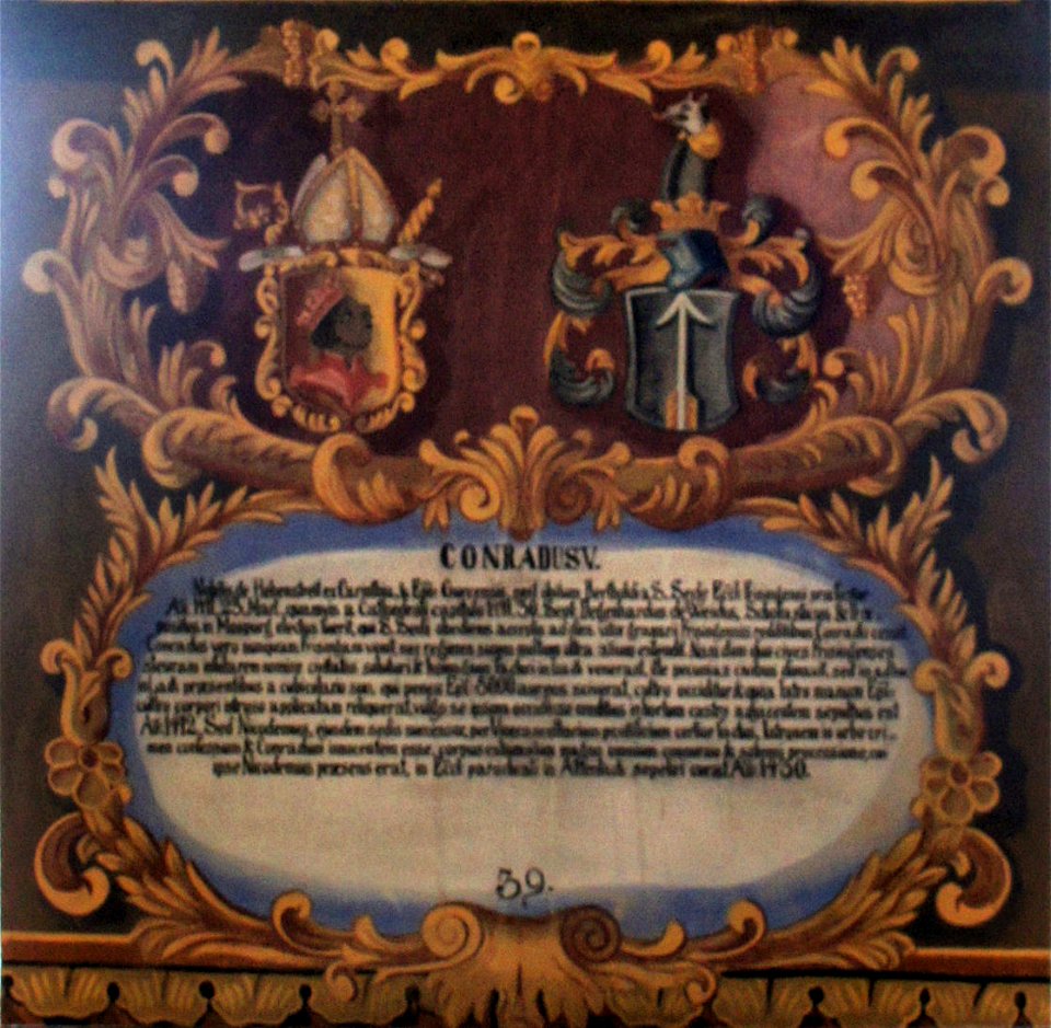 Fürstengang Tafel 39 - Konrad V. von Hebenstreit