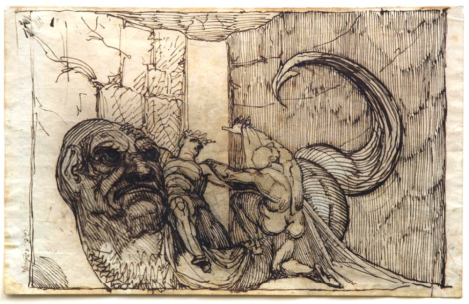 Füssli - Virgil, Dante and Geryon, 1811