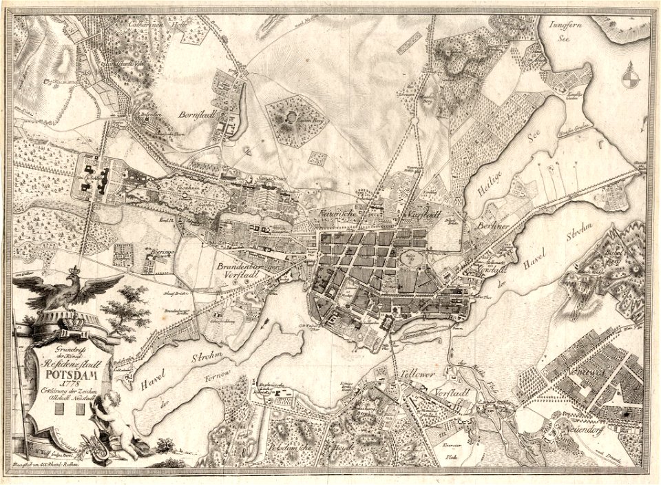 Grundriß der Königl. Residenzstadt Potsdam 1778