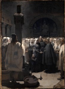 Försoningen (ur Frithiofs saga) (August Malmström) - Nationalmuseum - 135374