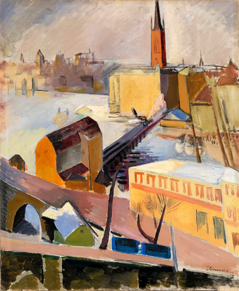 Isaac Grünewald - Riddarholmskyrkan - NG.M.01157 - National Museum of Art, Architecture and Design