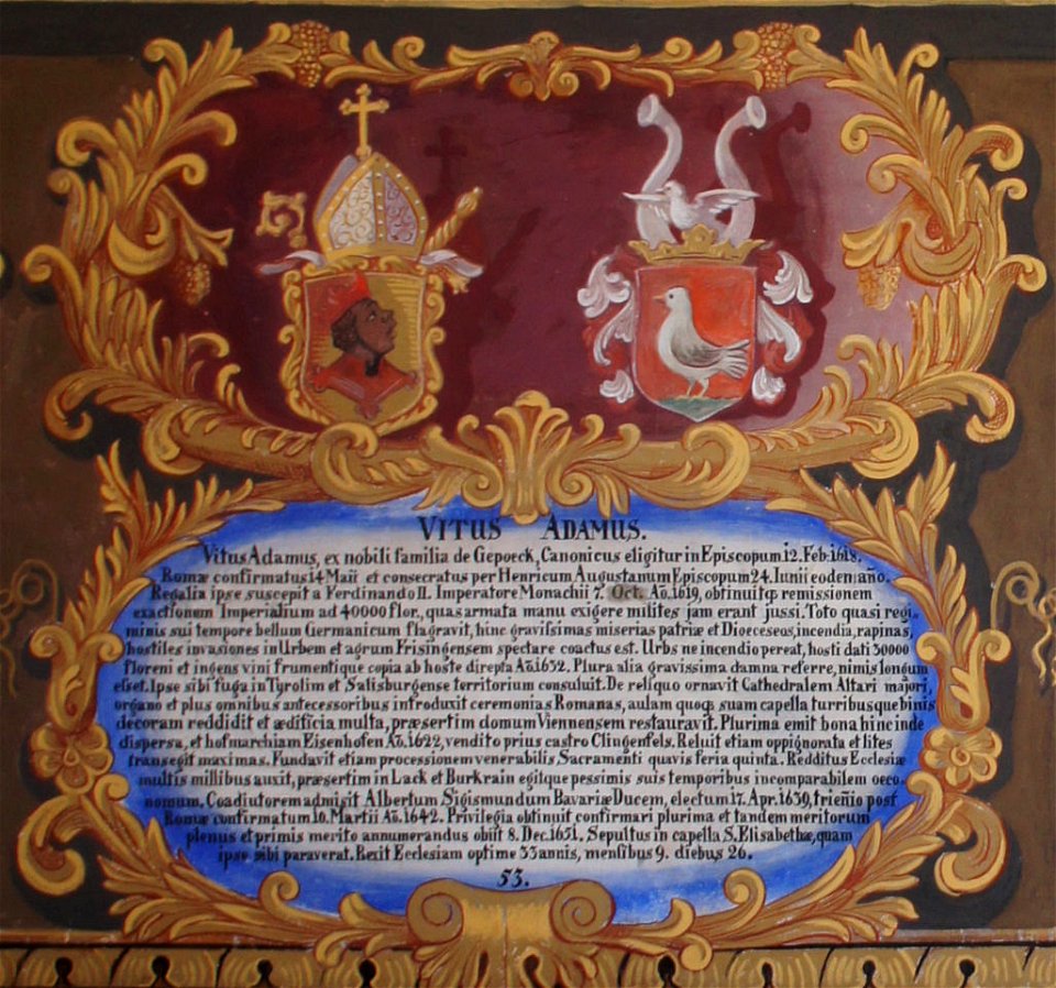 Fürstengang Tafel 53 - Veit Adam von Gepeckh
