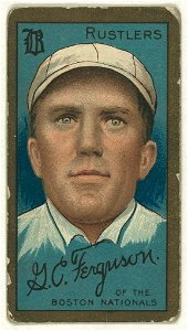 G. C. Ferguson, Boston Rustlers, baseball card portrait LCCN2008677450