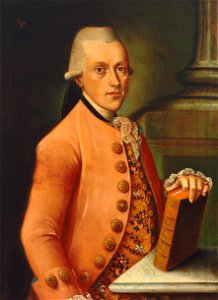 G A Hoffmann Mann mit juristischem Buch 1777