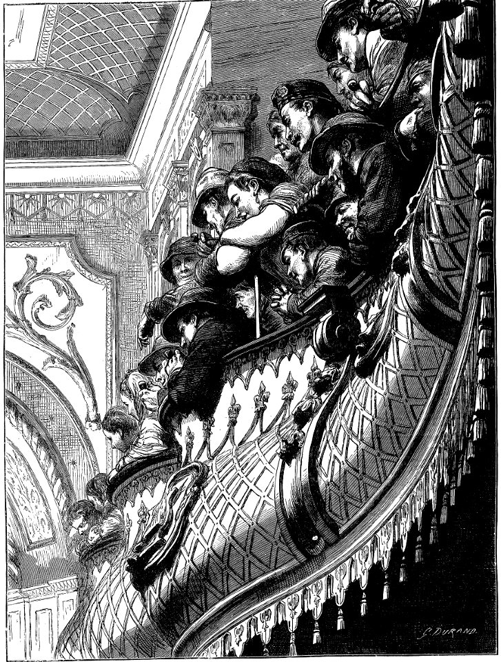 G Durand Saturday Night at the Victoria Theatre BL