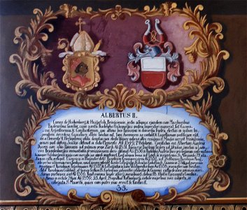 Fürstengang Tafel 35 - Albert II. von Hohenberg