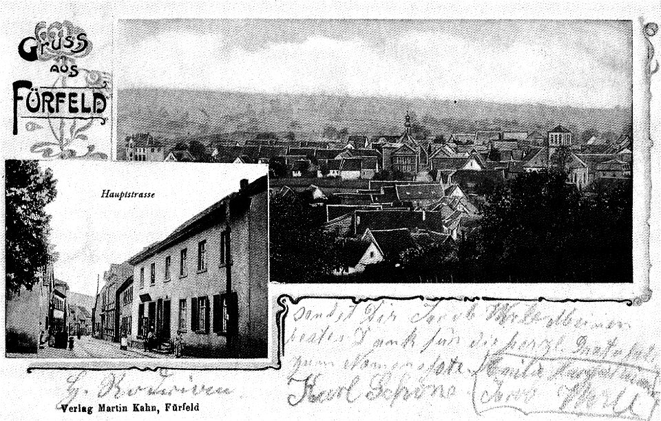Gruss aus Fuerfeld 1902