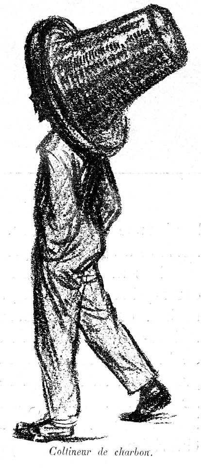 G. Redon (Paris en plein air, BUC, 1897) 10.Coltineur de charbon