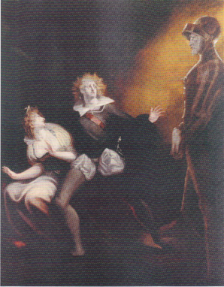 Füssli - Gertrud, Hamlet und der Geist des Vaters - 1793