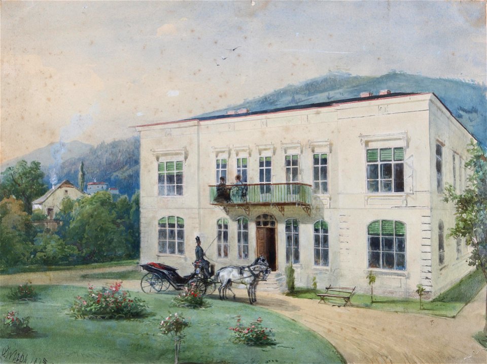 G Wilda Villa mit Kutsche