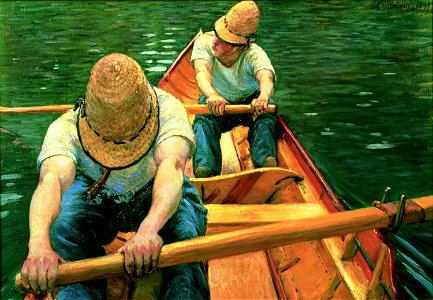 G. Caillebotte - Canotiers ramant sur l'Yerres