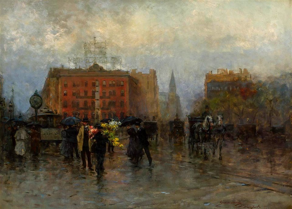 Madison Square by Alessandro Guaccimanni, 1894