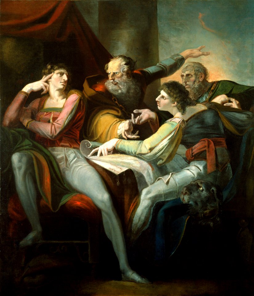 Füssli - 1947P6 Dispute between Hotspur Glendower Mortimer and Worcester, 1784