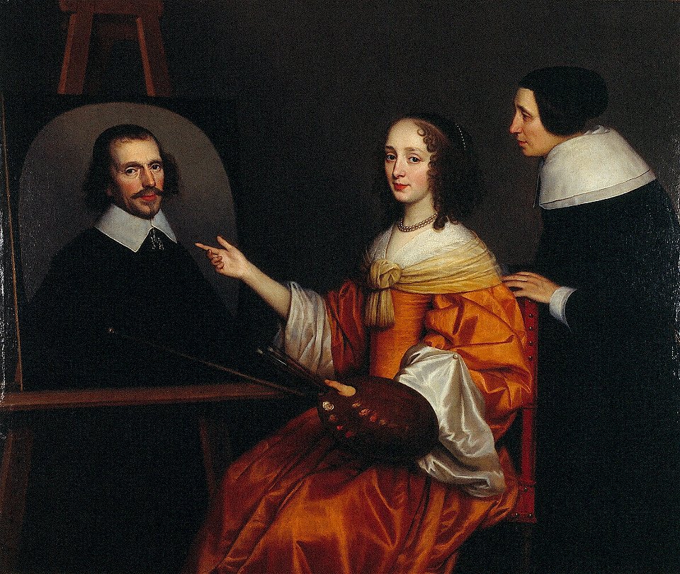 G. van Honthorst - Margaretha Maria de Roodere (c. 1625-1666) - 20088 - Cultural Heritage Agency of the Netherlands Art Collection