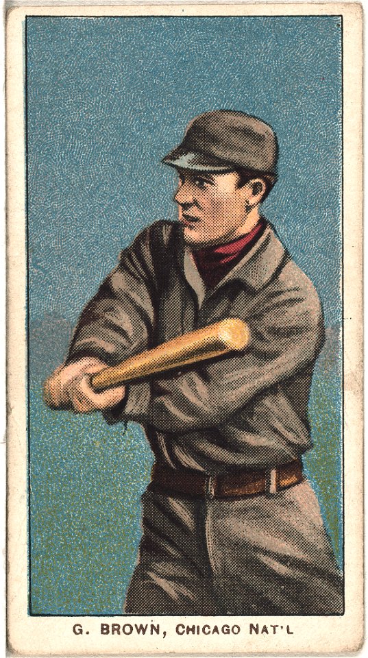 G. Browne, Chicago Cubs, baseball card portrait LCCN2008675169