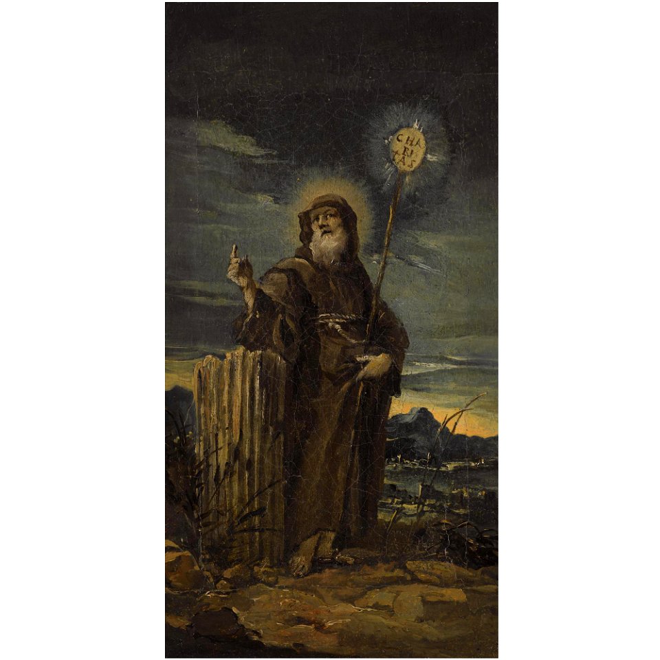 Guardi - Attributed to - SAINT FRANCIS OF PAOLA, lot.120