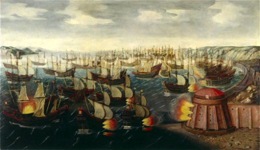 G. op Gielder - Slag bij Gibraltar - AA1386 - Instituut Collectie Nederland