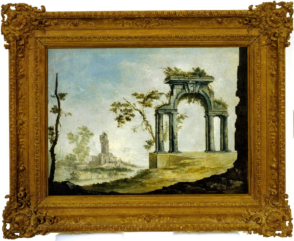 Guardi - Landscape with Ruins, AC 1962.2