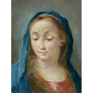 Guardi - HEAD OF THE VIRGIN, lot.727