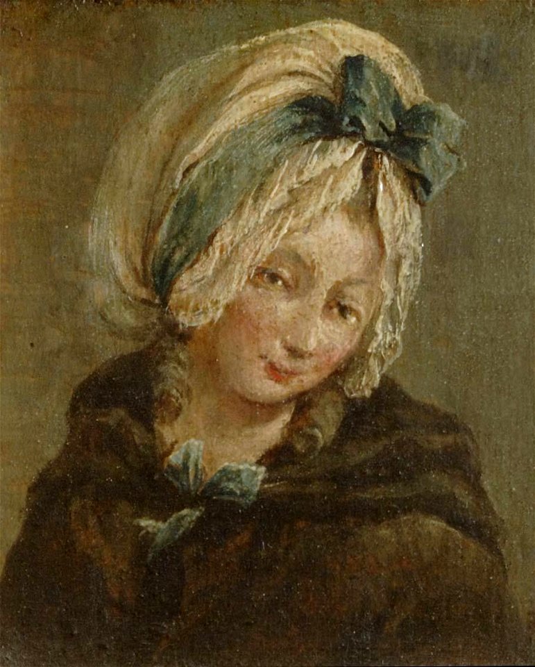 Guardi - Two paintings a Head of Boy and a Head of a Girl, 1775-1780, 2455.2