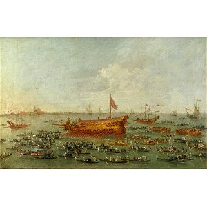 Guardi - VENEZIA, ANDATA DEL BUCINTORO VERSO SAN NICOLO' DEL LIDO, lot.221