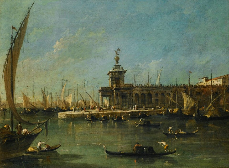 Guardi - VENICE, THE PUNTA DELLA DOGANA, lot.46