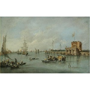 Guardi - VENICE, A VIEW THE FORTE DI S. ANDREA, lot.63