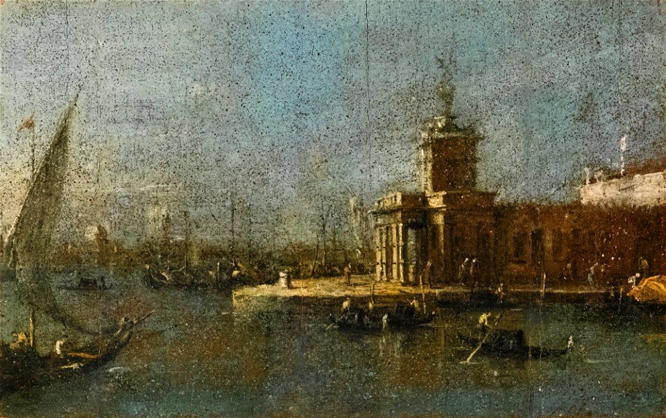 Guardi - VENICE, A VIEW OF THE PUNTA DELLA DOGANA, lot.153