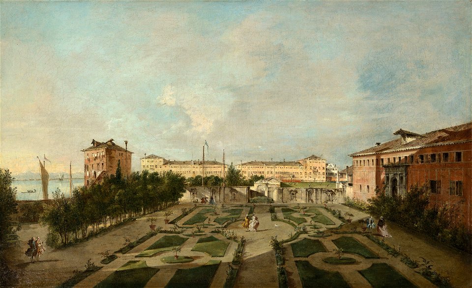 Francesco Guardi - The Garden of Palazzo Contarini dal Zaffo - 1991.112 - Art Institute of Chicago