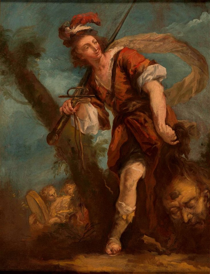 Guardi - David with the Head of Goliath, 1730s or 1740s, 59.8.1