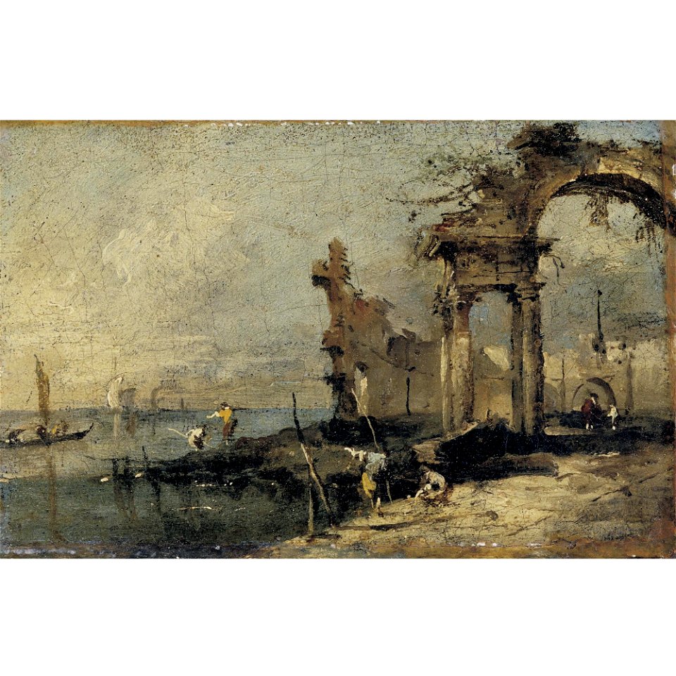 Guardi - CAPRICCIO WITH RUINS, lot.64
